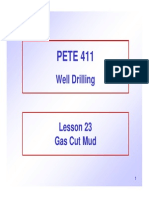Gas Cut Mud Lesson Provides Insights