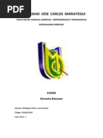 Derecho Romano