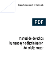 Manual de Derechos Humanos y No Discriminacion Del Adulto Mayor