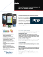 Files On Your Blackberry Smartphone: Microsoft Word, Excel, Powerpoint & Adobe PDF