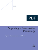 Acquire a Non-native Phonology