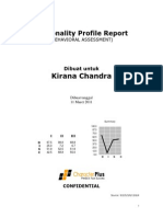 Profil Kepribadian Kirana Chandra