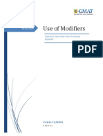 Use of Modifiers 02