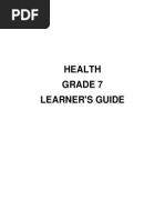 Download Health Grade 7 Learning Package by Rjvm Net Ca Fe SN238816696 doc pdf