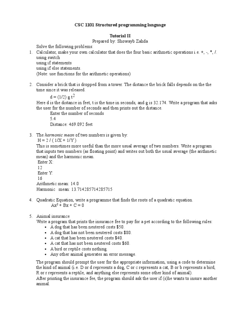 C++ Questions Tutorial 2 | PDF | Areas Of Computer Science | Computing
