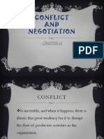 Conflict and Negotiation