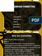 Narasimham Committee: Presented By: Ashutosh A. Anay V. Kushang T. Archana T