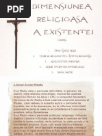 Dimensiunea Religioasa A Existentei