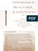 Dimensiunea Religioasa A Existentei