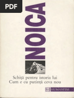 Constantin Noica-Schita Pentru Istoria Lui Cum e Cu Putinta Ceva Nou-Humanitas (1995)