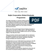 Sojitz Corporation Global Graduate Programme in Japan