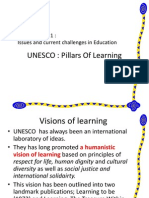 UNESCO: Pillars of Learning: Tutorial Topic 1: Issues and Current Challenges in Education