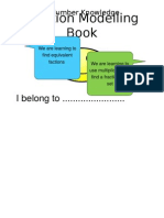 Fractions Modelling Book