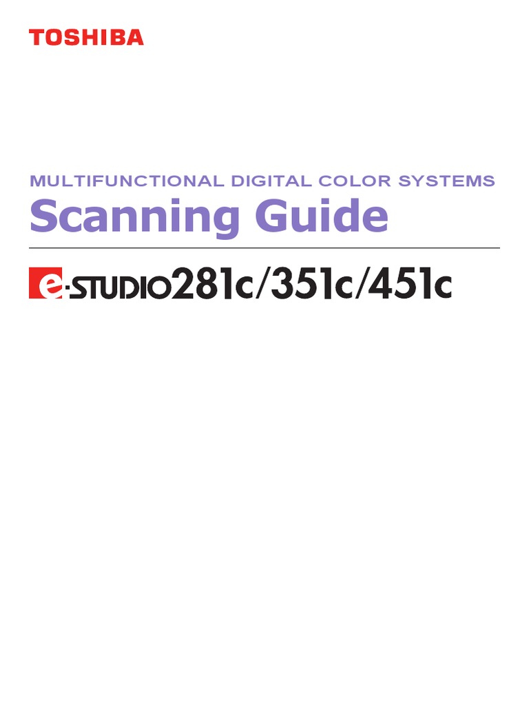 451c ScanningGuide | PDF | Image Scanner | Email