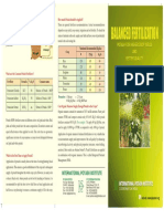 Balanced Fertilization and Potash Brochure