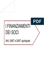 Lezione Finanziamenti Soci