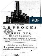 1793 J'Attends Le Procès de Louis XVI..