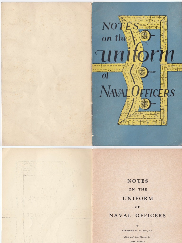 Notes of The Uniforms Naval of Naval Officers | Download Free PDF ...