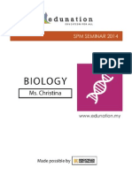 SPM Seminar 2014 - Biology