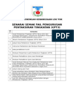 Senarai Semak Fail Pengurusan PT3