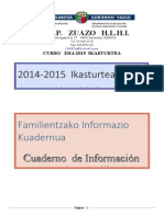 Cuaderno de Información para Las Familias 2014-2015