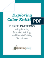 KnittingDaily-20FreeColorKnittingPatterns