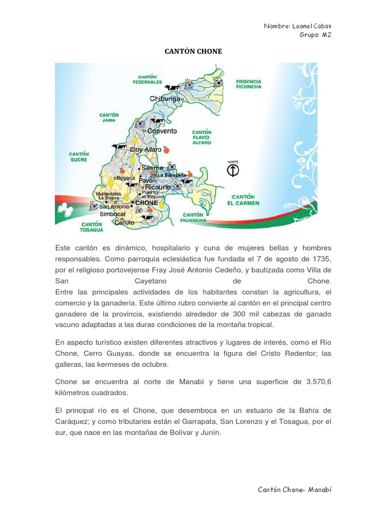 Gastronomía y Turismo en Chone, Manabí | PDF | Alimentos | Cocina