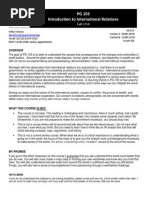 PG103 - Intro IR Syallbus - Fall 2014