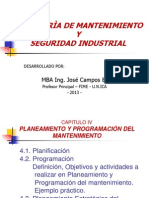 Ing. Mantto,Cap.4-Planeamiento y Programación Del Mantto