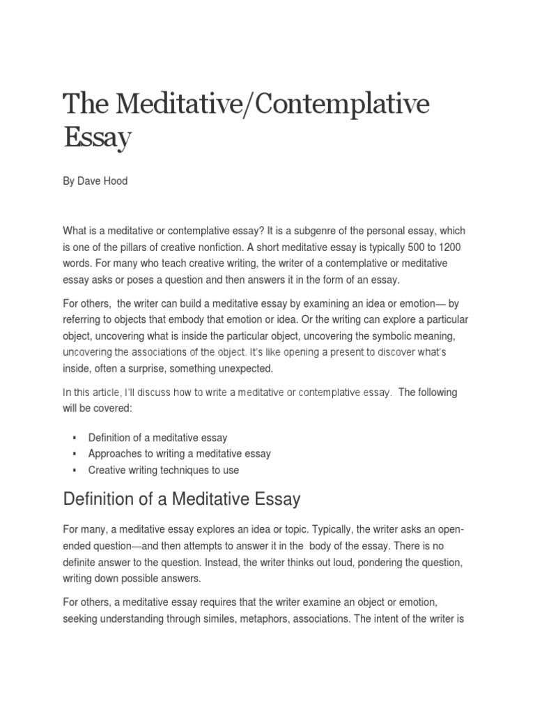 Mindful meditation picture