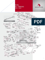 Eixo Dif 220 230 240.Meritor