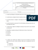 Exame Do Módulo 6 - Programaçao de Sistemas de Comunicaçao