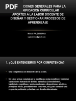 Orientaciones Generales para La Planificación Curricular