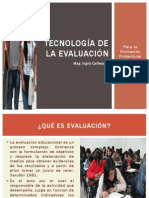 Tecnologia de La Evaluacion Ingrid