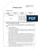 Training Report Dong