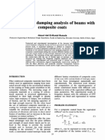 Damping Analysis - Beam With Composite Coat