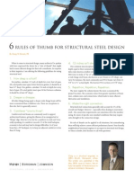 6 Rules of Thumb For Structural Steel Design