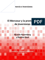 El MERCOSUR y La Promoción de Inversiones