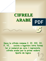 F Cifrele Arabe