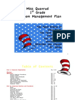 Classroom Management Plan