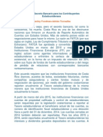 El Fin Del Secreto Bancario para Los Contribuyentes Estadounidenses