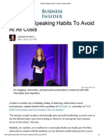 10 Public Speaking Habit...Void - Business Insider