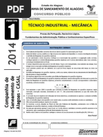 Prova - Tecnico Industrial - Mecanica - Tipo 1
