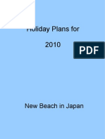 Holiday Plans 2009