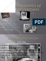 Las Generaciones de Las Computadoras