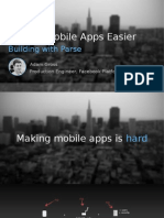 Making Mobile Apps Easier: Building With Parse