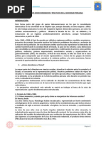 Los Cambios Socieconomicos y Politicos de La Sociedad Peruana