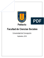 Petitorio Facultad Ciencias Sociales 2014
