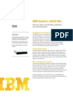 Especificaciones Técnicas IBM System x3650 M4
