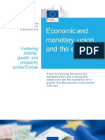 Economic and Monetary Union and the Euro En